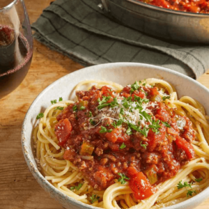 Spaghetti with Meat Sauce