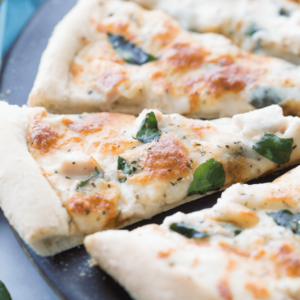 Chicken Alfredo & Spinach Pizza