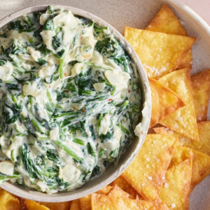 Spinach Dip with Chips